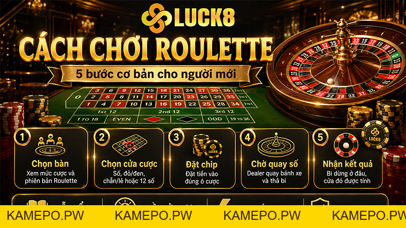 Roulette Là Gì? Luật Chơi, Cửa Cược Và Cách Tính Tiền Thắng - Kamepo