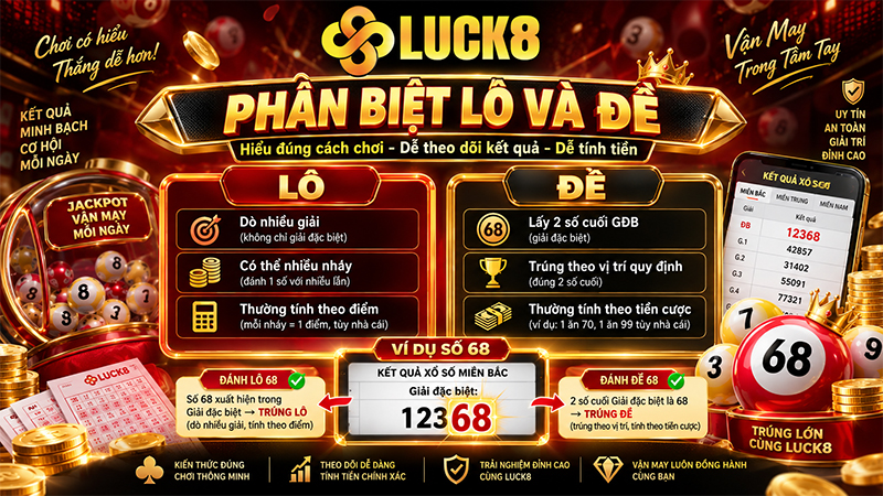 Phân Biệt Lô Và Đề: Khác Nhau Ở Đâu, Cách Tính Tiền Thế Nào? - Kamepo